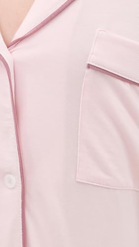 Image of Eberjey Gisele Classic Women's Pajama Set | Long Sleeve Shirt + Long Pants