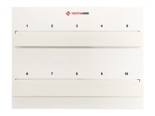 Miniatura 3 de Colortrieve Tablero de almacenamiento de insignias de radiación, grande, almacena hasta 40 insignias, fabricado en Estados Unidos