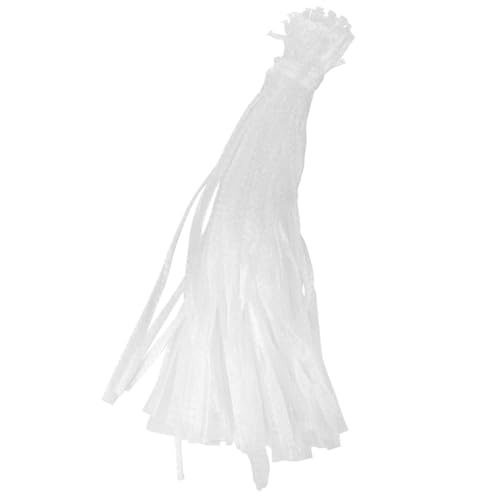 COLLBATH 50 Bolsas de Malla Blancas para Frutas y Verduras Reutilizables Transpirables y Plegables Bolsa para Comestibles Cebollas y Verduras Almacenamiento Ecológico para Cocina y