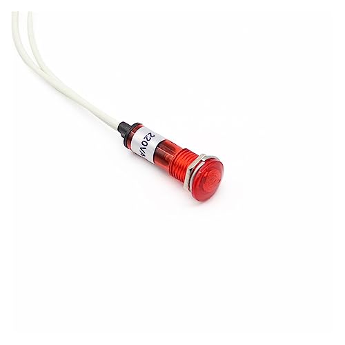 Bombilla de neón verde para cuadros eléctricos piloto luminoso de 10mm y 220V 3