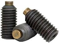 #6-32x1/8 Socket Set Screw, Brass Tip, Alloy, Plain Finish (inch), Head: None, (Quantity: 1000) Size: #6-32, Length: 1/8", Coarse Thread (UNC), RoHS