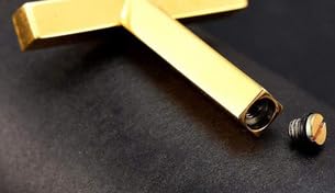 10K Gold Cross Urn Necklace for Ashes, 10K/14K/18K Real Gold Cross Cremation Necklace Jewelry for Women Men Keepsake Pendant Necklace Memorial Locket Ash Holder4