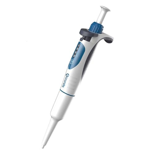 oiakus Adjustable Volume Pipette, Lab Single Channel Micro Pipettor, Manual Liquid Micropipette, for Medicine, Teaching, Chemical Industry