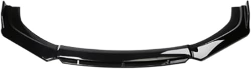 GKXTLTONG Aileron Avant de Voiture pour Jaguar XFL XF XE, Pare-Choc Avant Séparateur ABS Déflecteur Lèvre Avant Becquet d'ailes Latérales,A/Nero Lucido