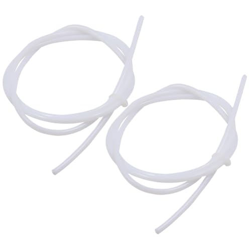 Cabilock 2Pcs 2M Ptfe Tube for 3D Printer Filament Feeding Hose 1.75Mm Remote Nozzle Bowden Tubing for 3D Printing Acces