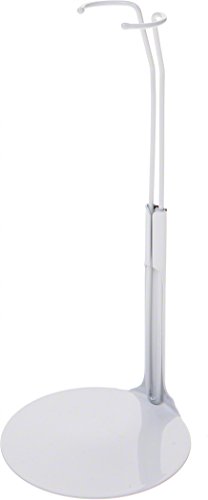 Image of Kaiser Doll Stand 2201, Box of 12 - White Doll Stands for 11 inch to 12 inch Small-Waisted Fashion Dolls
