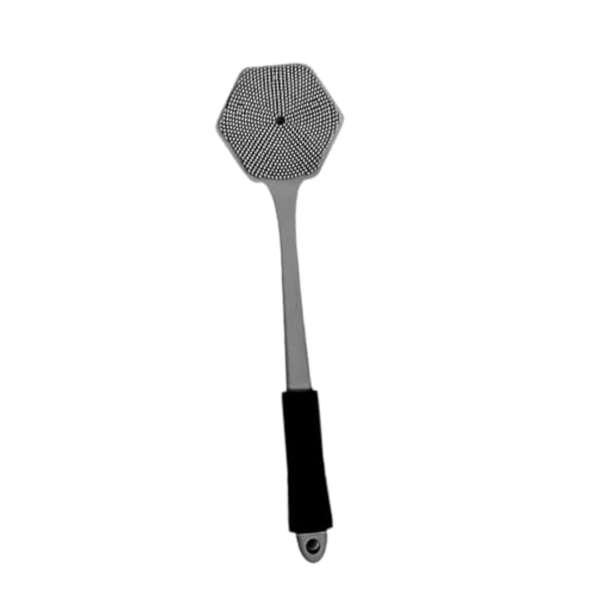 Silicone Back Scrubber for Shower with Non-Slip Handle