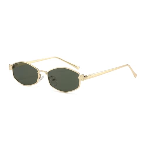 Lunettes de soleil vintage en métal unisexes style punk rétro pour homme et femme