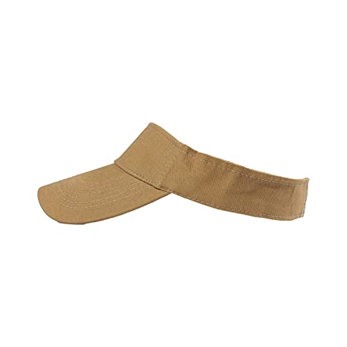 Image of HH HOFNEN Sports Sun Visor Hats Cotton Twill Ball Adjustable Sun Caps for Men Women
