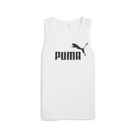 PUMA Men's Essential No. 1 Logo Tank, PUMA White, X-Small