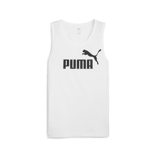 PUMA Men's Essential No. 1 Logo Tank, PUMA White, X-Small