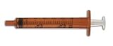 BD Oral Syringes with Tip Cap, Amber, 1 mL, 500/Ca, BD305207