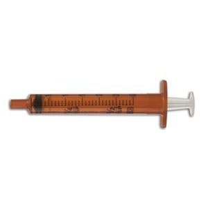 BD Oral Syringes with Tip Cap, Amber, 1 mL, 500/Ca, BD305207