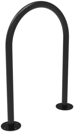 Sturdy Essentails Inground Mount U Shaped Single Hump Bike Rack to Secure Bikes with 2.3" Tubing | Two Bike Capacity | Heavy Duty Galvanized Steel, Weather Resistant Powder Coat Finish