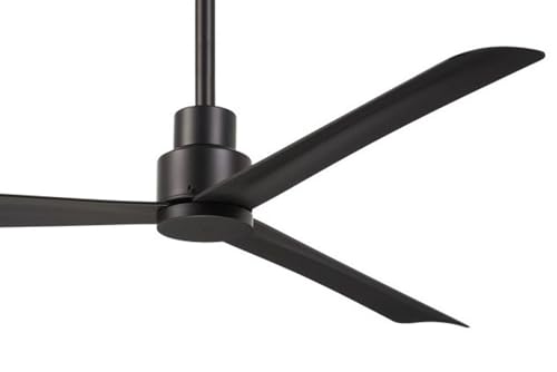 Image of Minka-Aire F787-CL Simple 52 Inch Outdoor 3 Blade Ceiling Fan with DC Motor in Coal Finish