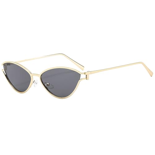 helena Fashion Metal Frame Cat Eye Y2k Sunglasses Women Trendy Cool Sun Glasses Men Punk Shades Female UV4002