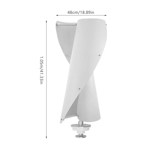 Turbina aerogeneradora 24V 400W eficiente con generador eólico de eje vertical 5