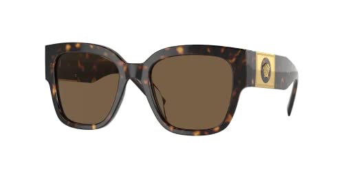 Versace VE4437U Havana Square Sunglasses