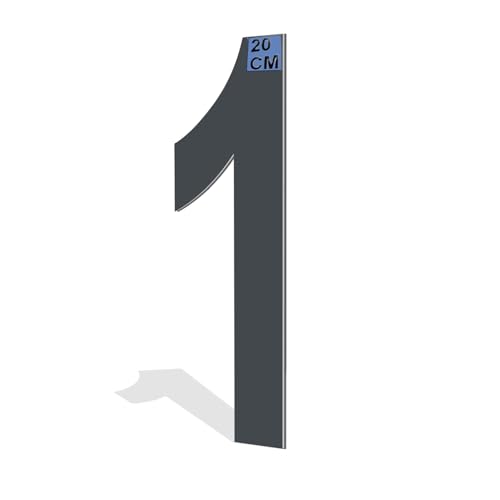 3D-Hausnummern und Buchstaben - 20cm – Stilvolle und...