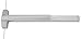 Von Duprin 9927EOF26D4LBRAFL 9927EO-F US26D LBRAFL Surface Vertical Rod Device, 4