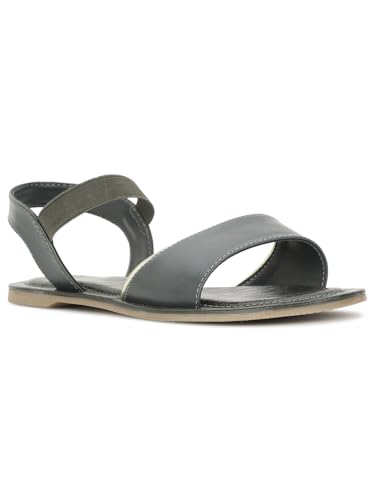 Image of Bata 5617 Christie Sandal E 24 Dark Green Sandals For Women|family outings|cushioning|adjustable straps|keep feet cool and dry|