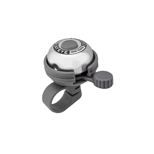 CATEYE Fahrradklingel PB-600 Super Mini Bell, Silber, One Size, FA003527918