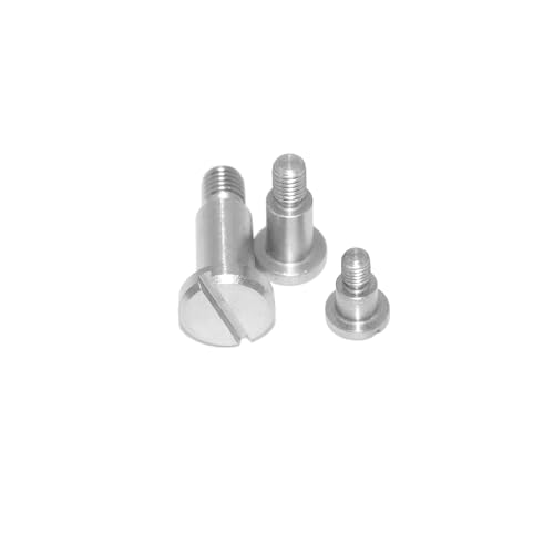 Flat Head Screws M3 x 2.5 Pack of 2 A1 Stainless Steel with Slotted and Neck DIN 923, Machine Screw - Rustproof (1.4305) - Image 3