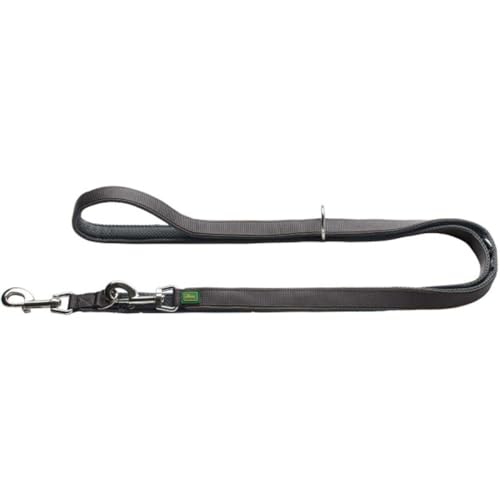 HUNTER Verstellbare Führleine Divo 25/200, braun/grau