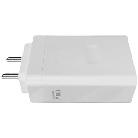 Image of The Black Store Original Ultra Fast Charging 100W USB Adaptor for Oneplus 12 Pro, 12R, 12, 11,11R,10 Pro,10R[Only Adaptor], White
