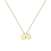 EXEINCITE Two Initial Necklace for Women...