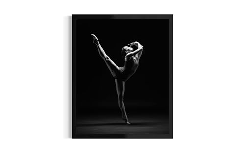 Contemporary Dance Black And White Poster Wall Art Photography Print Music Bedroom Bathroom Dorm...