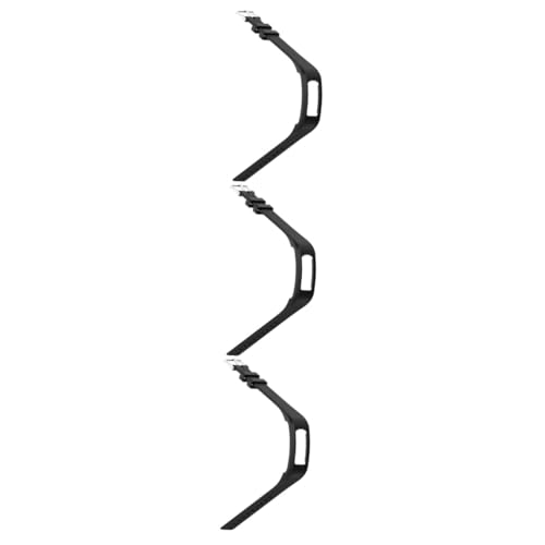 Mikikit 3pcs Fashion Silicone Rubber Watch Strap for Comfortable Wristband Stylish Replacement Accessory Small Easy to Install and Remove for Daily Wear