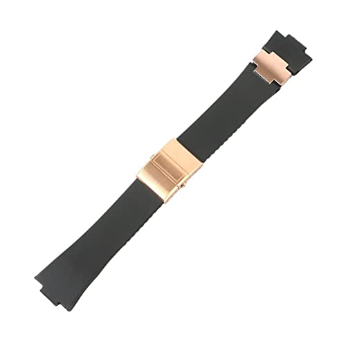 Correa de reloj de silicona de 25x12mm para Ulysse-Nardin Marine, recambio deportivo impermeable