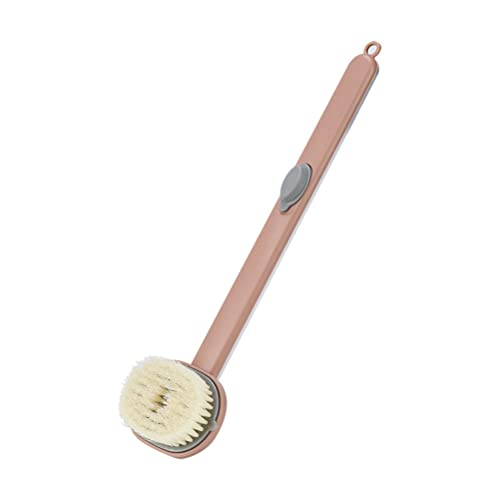 Sahgsa Long Handle Bath Brush with Soap Dispenser, Removable Shower Brush, Back Brush, Body Washer, Exfoliating - Image 3