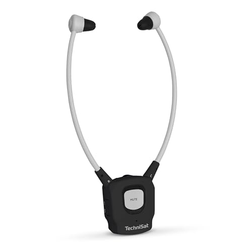 TechniSat STEREOMAN ISI 3 - Kopfhörer (Zweithörer, kabelloser Stereo-Funkkopfhörer inkl. Akku, ohne Transmitter, nur passend zum STEREOMAN ISI 3) schwarz