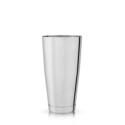 Viski Large Weighted Cocktail Mixer Shaker Tin - Martini Margarita Drink Shakers Cocktail, Stainless Steel Mixing Tumbler, 27 oz - Bartender Accessories, Bartending Supplies