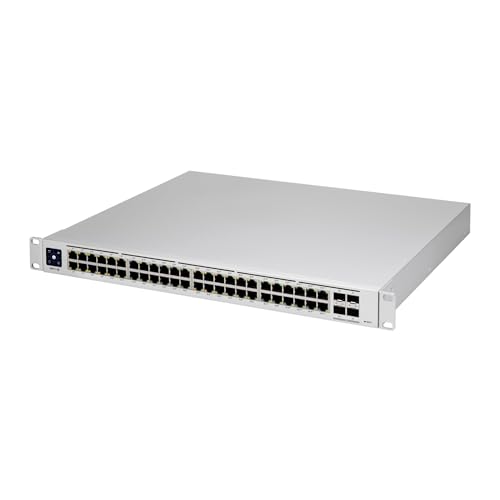 Image of Ubiquiti Networks UniFi Pro USW-PRO-48-POE, 48-port gigabit PoE+ managed layer 2 /3 switch with 4 SFP+ 10G uplinks