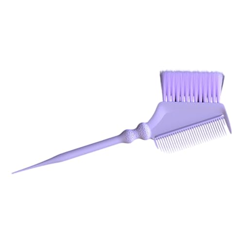 Cepillo ergonómico para colorear el cabello para una aplicación rápida, peine de teñido de doble cara que ofrece funcionalidad y peine ergonómico antideslizante amigable