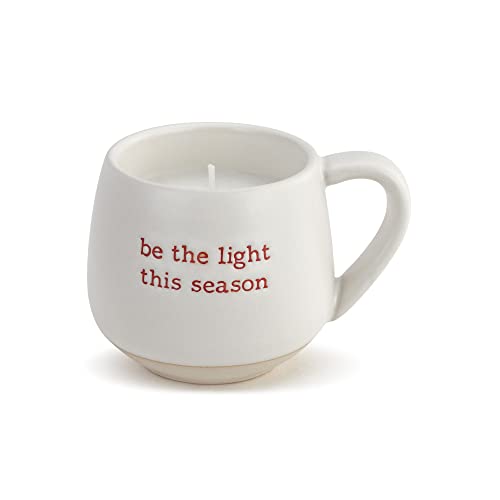 Demdaco This Season White 3.25 Inch Soy Blend And Ceramic Christmas Coffee Mug Candle #TOP27