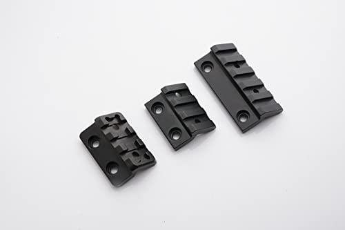 Mlock Picatinny Offset Rail Mounts Aluminum 45 Degree Adapter Combination For Flashlight Laser Sight Optics For Mlok 3 Packed #TOP4