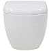 vidaXL InodoroColgado de Pared con Cisterna Oculta Cerámica Blanco Baño Váter