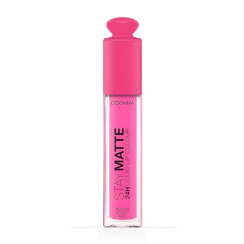 Pintalabios Líquido, Color Intenso, Fórmula Mate de Larga Duración 24h, Con Ácido Hialurónico, Infalible Matte Tono 6 Rosa Intenso