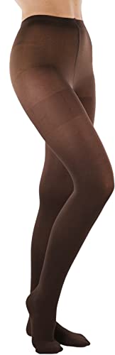 Image of ToBeInStyle Women's Nylon Solid Opaque Pantyhose Tights