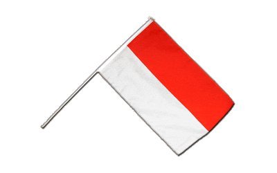 Drapeau Monaco sur hampe décoration de salon et de balcon Digni 60x90