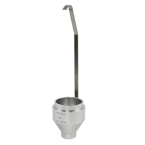 Portable Viscosity Flow Cup, Dip‑in Type Viscometer Cup for Paint Coating Liquid Viscosity Testing (DIN6#)