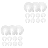 Luxshiny 2 Series Cubierta Decorativa Orificios De Aire Acondicionado Tapadera De Pared De Tubería Uso Interior Y Exterior Material Duradero Instalación 20 Piezas*2