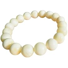 A Amberstone Milky White Delicate Amber Bracelet, Natural Baltic Amber