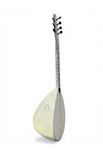 Short Neck Bağlama Saz with Mihraplı Inlaid Fretboard - Full Set for Beginners and Advanced Players
