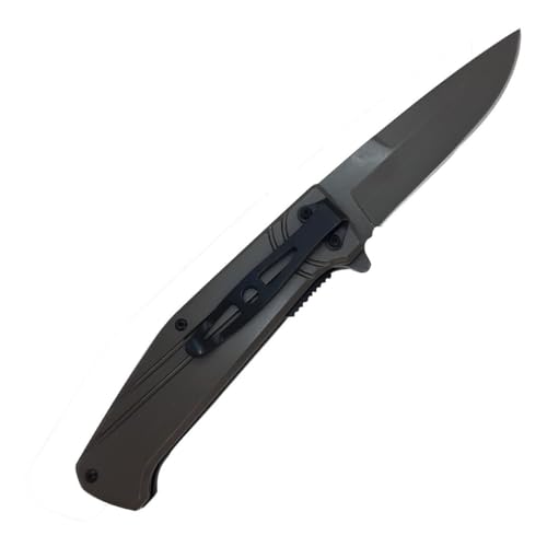 Canivete Tático Militar Semi Automático Aço Inoxidável top camping