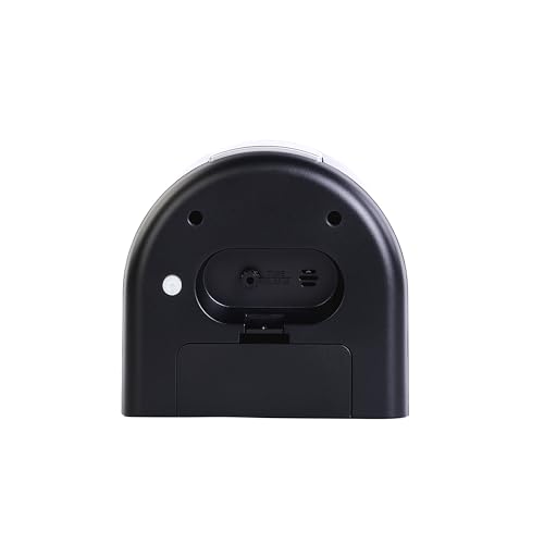 SEIKO QHE211KLH Non Ticking Bedroom Alarm Clock, Black, 5 Inches - Image 3